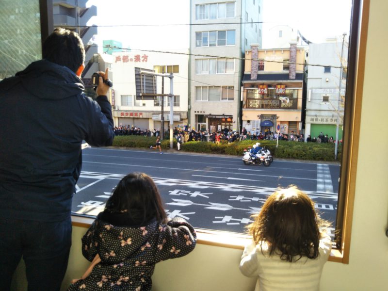 箱根駅伝　特等席